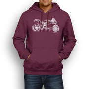 JL Illustration For A Ducati 1199 Panigale S Motorbike Fan Hoodie