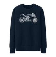 JL Illustration For A Ducati 1199 Panigale S Motorbike Fan Jumper