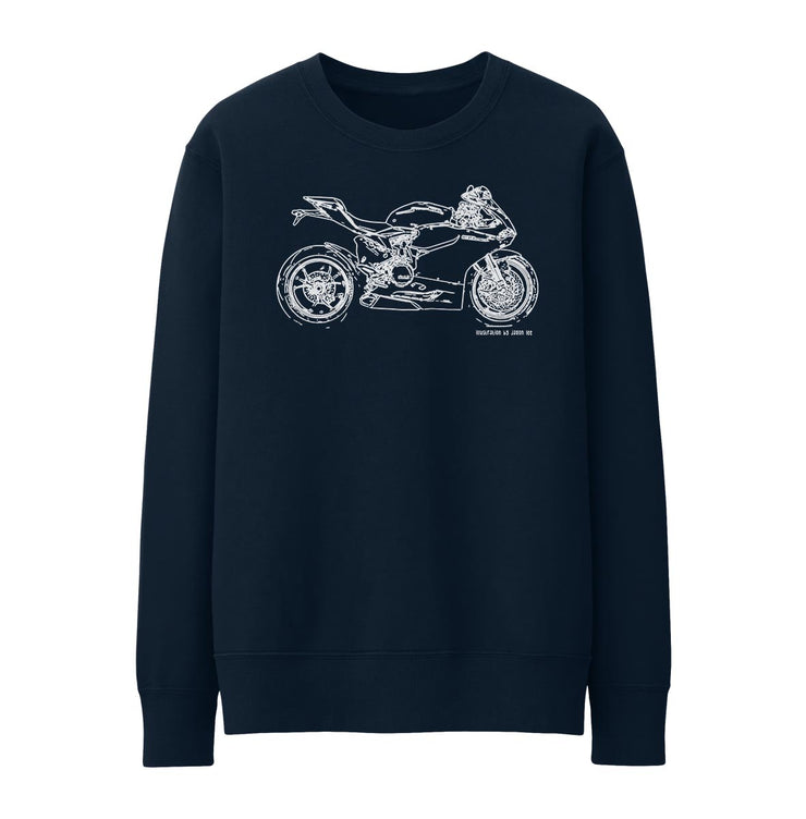 JL Illustration For A Ducati 1199 Panigale S Motorbike Fan Jumper