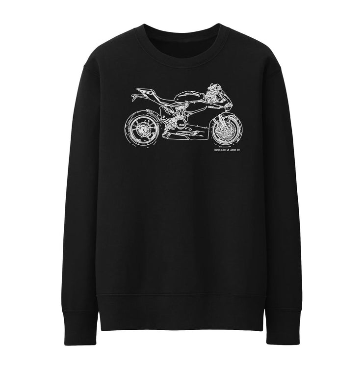JL Illustration For A Ducati 1199 Panigale S Motorbike Fan Jumper