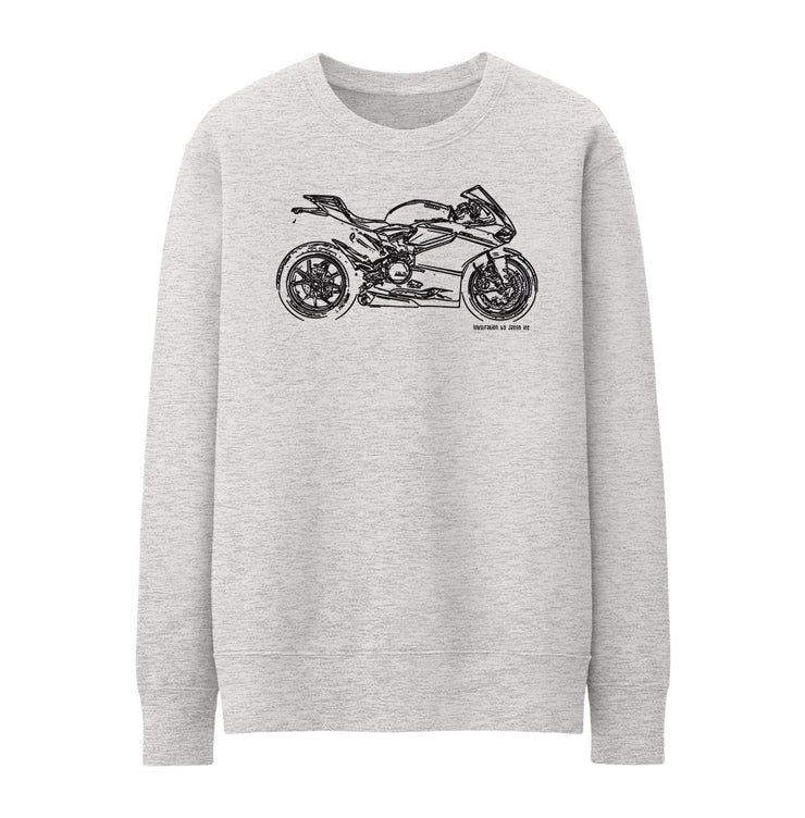 JL Illustration For A Ducati 1199 Superleggera Motorbike Fan Jumper