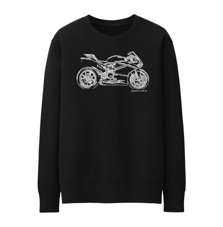 JL Illustration For A Ducati 1199 Superleggera Motorbike Fan Jumper
