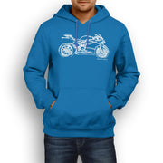 JL Illustration For A Ducati 1199 Superleggera Motorbike Fan Hoodie