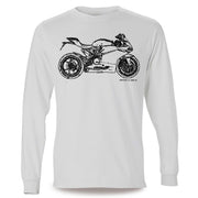 JL Illustration For A Ducati 1299 Panigale Motorbike Fan LS-Tshirt