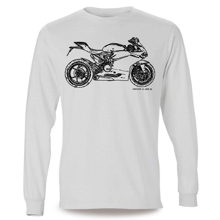 JL Illustration For A Ducati 1299 Panigale Motorbike Fan LS-Tshirt