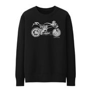 JL Illustration For A Ducati 1299 Panigale Motorbike Fan Jumper