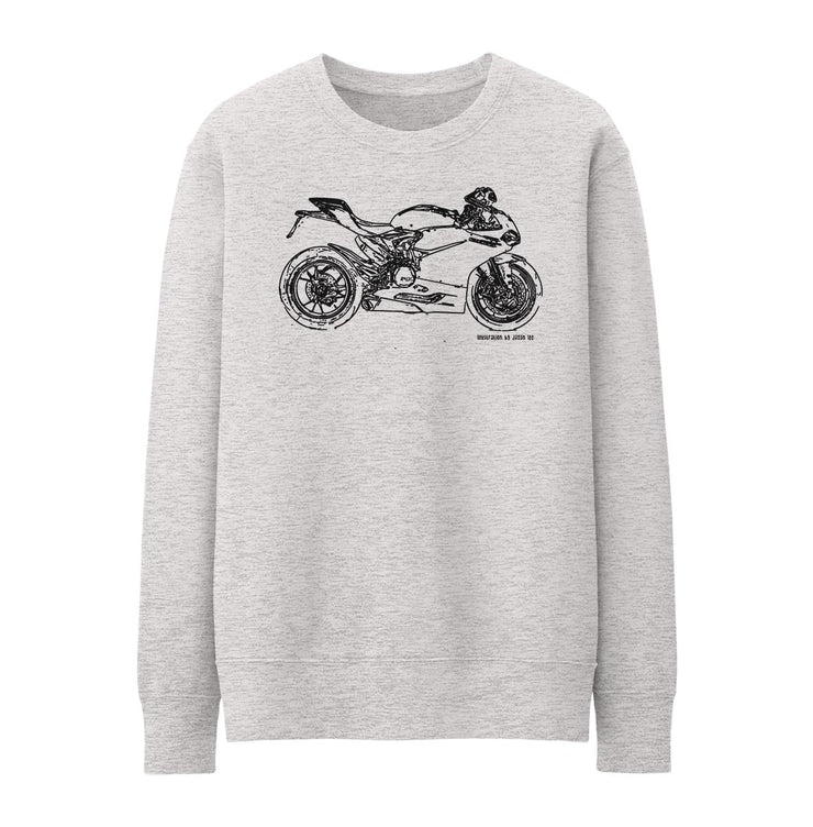 JL Illustration For A Ducati 1299 Panigale S Motorbike Fan Jumper