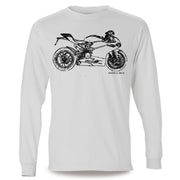 JL Illustration For A Ducati 1299 Panigale S Motorbike Fan LS-Tshirt