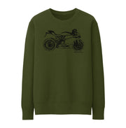 JL Illustration For A Ducati 1299 Panigale S Motorbike Fan Jumper