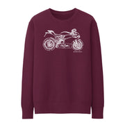 JL Illustration For A Ducati 1299 Panigale S Motorbike Fan Jumper