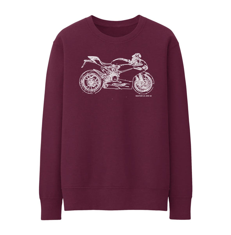 JL Illustration For A Ducati 1299 Panigale S Motorbike Fan Jumper