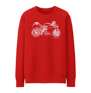 JL Illustration For A Ducati 1299 Panigale S Motorbike Fan Jumper