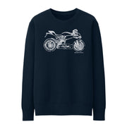 JL Illustration For A Ducati 1299 Panigale S Motorbike Fan Jumper