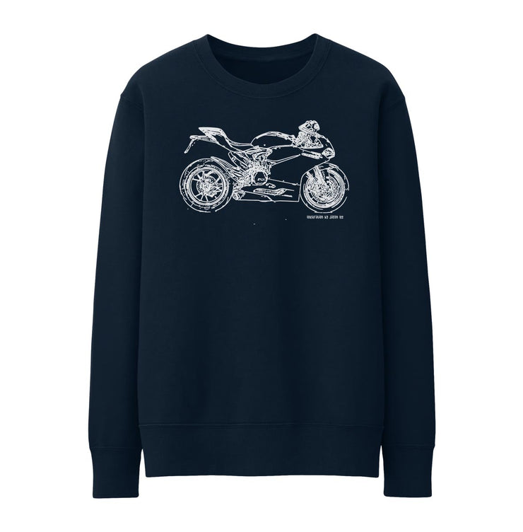 JL Illustration For A Ducati 1299 Panigale S Motorbike Fan Jumper
