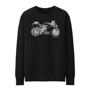 JL Illustration For A Ducati 1299 Panigale S Motorbike Fan Jumper
