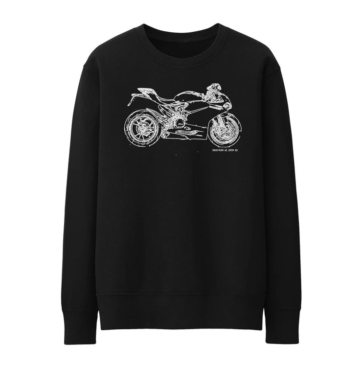 JL Illustration For A Ducati 1299 Panigale S Motorbike Fan Jumper