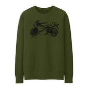 JL Illustration For A Ducati 748 Motorbike Fan Jumper