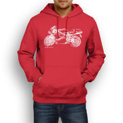 JL Illustration For A Ducati 748 Motorbike Fan Hoodie