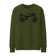 JL Illustration For A Ducati 749R Motorbike Fan Jumper
