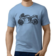 JL Illustration For A Ducati 749S Motorbike Fan T-shirt