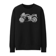 JL Illustration For A Ducati 749S Motorbike Fan Jumper