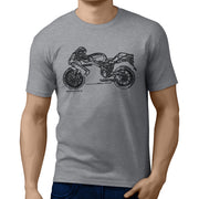 JL Illustration For A Ducati 749S Motorbike Fan T-shirt