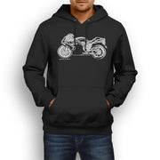 JL Illustration For A Ducati 749S Motorbike Fan Hoodie