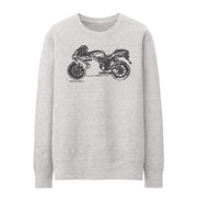 JL Illustration For A Ducati 749 Motorbike Fan Jumper