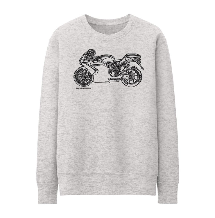 JL Illustration For A Ducati 749 Motorbike Fan Jumper