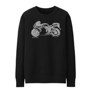 JL Illustration For A Ducati 749 Motorbike Fan Jumper