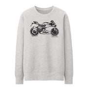 JL Illustration For A Ducati 959 Panigale Motorbike Fan Jumper