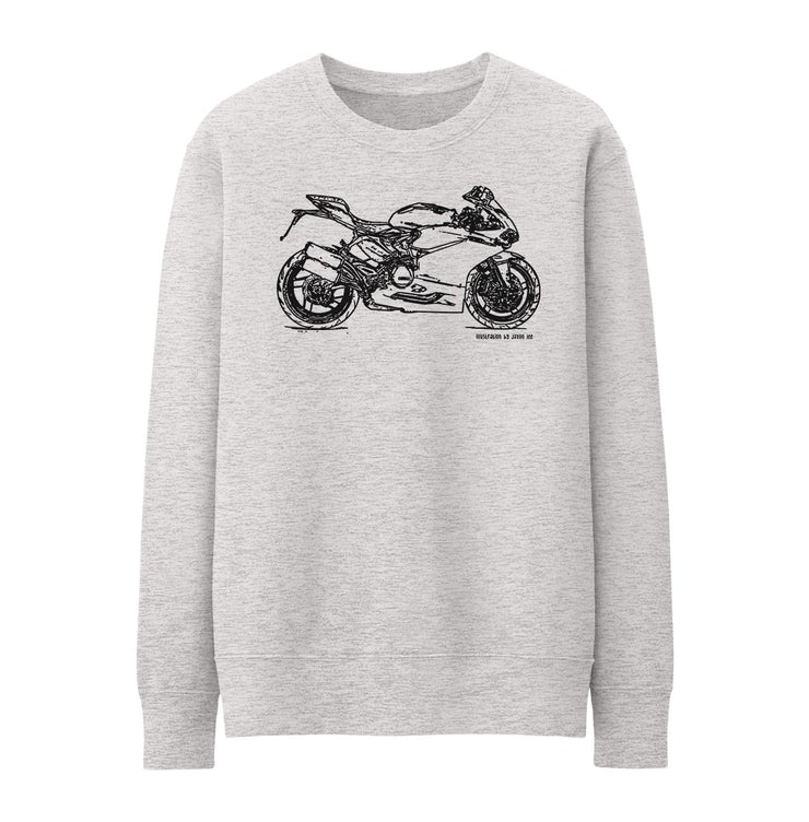 JL Illustration For A Ducati 959 Panigale Motorbike Fan Jumper