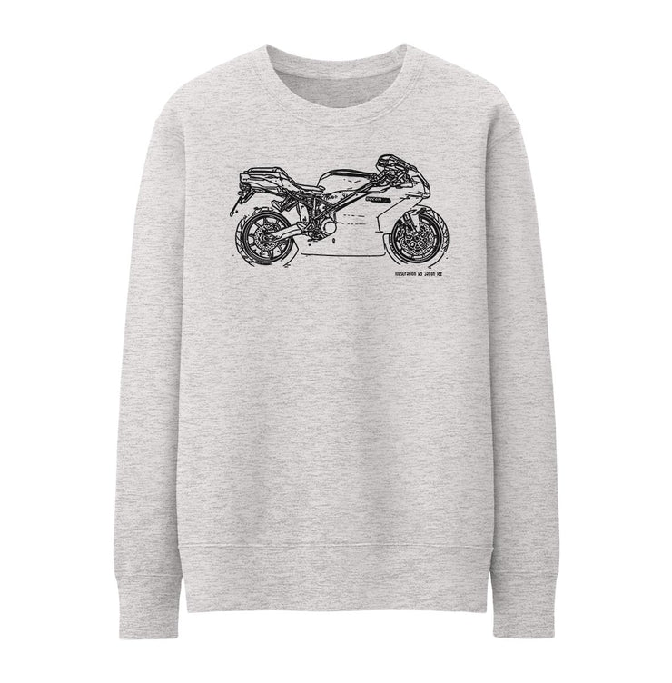 JL Illustration For A Ducati 999 Motorbike Fan Jumper