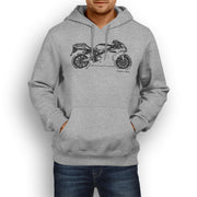 JL Illustration For A Ducati 999 Motorbike Fan Hoodie