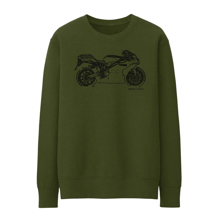 JL Illustration For A Ducati 999 Motorbike Fan Jumper