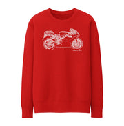 JL Illustration For A Ducati 999 Motorbike Fan Jumper