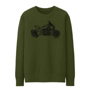 JL Illustration For A Ducati Diavel Motorbike Fan Jumper