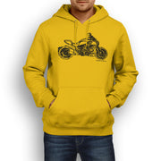 JL Illustration For A Ducati Diavel Motorbike Fan Hoodie