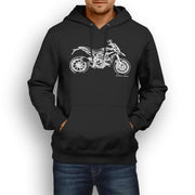 JL Illustration For A Ducati Hypermotard Motorbike Fan Hoodie