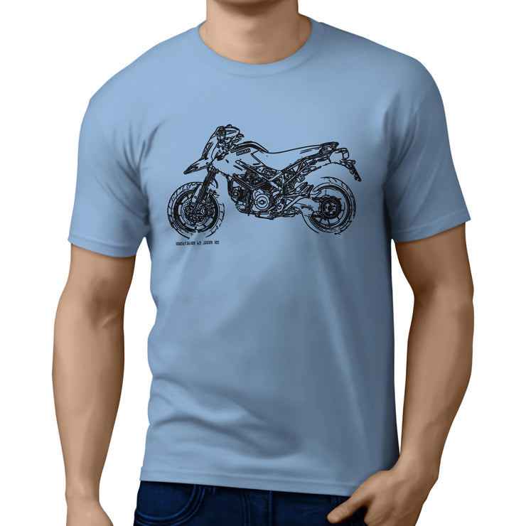 JL* Illustration For A Ducati Hypermotard 1100EVO Motorbike Fan T-shirt