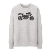 JL Illustration For A Ducati Hypermotard 796 Motorbike Fan Jumper