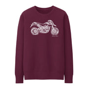 JL Illustration For A Ducati Hypermotard 796 Motorbike Fan Jumper