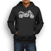 JL Illustration For A Ducati Hypermotard 796 Motorbike Fan Hoodie
