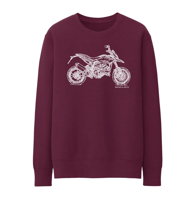 JL Illustration For A Ducati Hypermotard 939SP Motorbike Fan Jumper