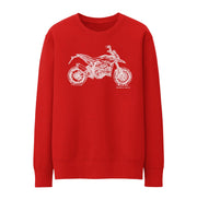 JL Illustration For A Ducati Hypermotard 939SP Motorbike Fan Jumper