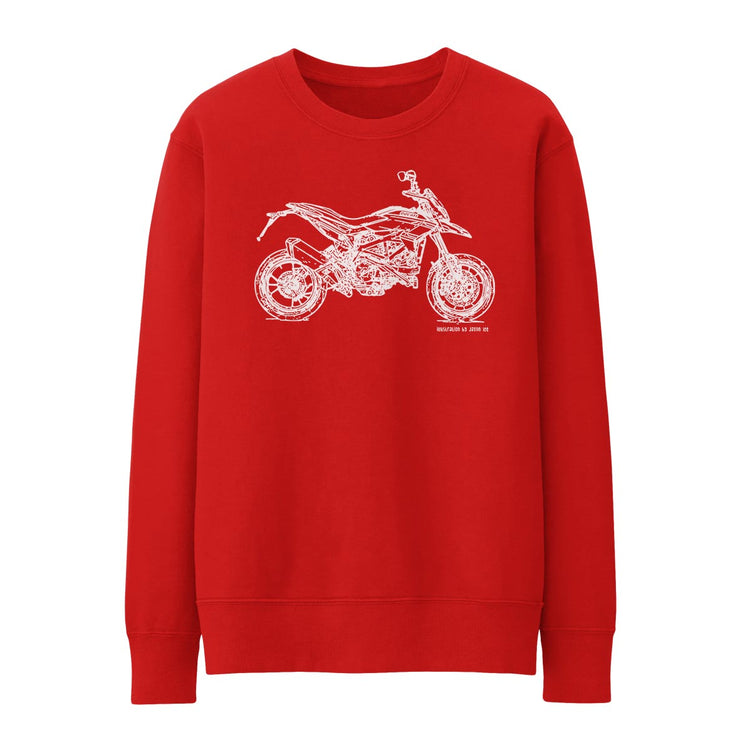 JL Illustration For A Ducati Hypermotard 939SP Motorbike Fan Jumper
