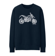 JL Illustration For A Ducati Hypermotard 939SP Motorbike Fan Jumper