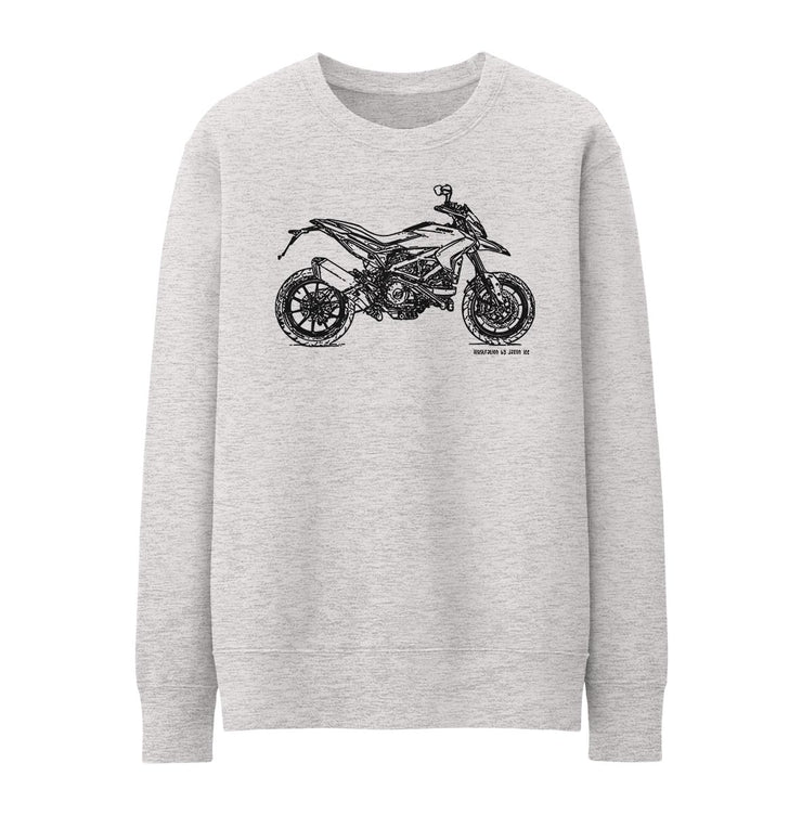JL Illustration For A Ducati Hypermotard 939 Motorbike Fan Jumper