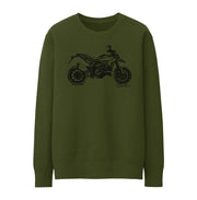 JL Illustration For A Ducati Hypermotard 939 Motorbike Fan Jumper