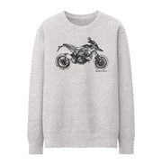 JL Illustration For A Ducati Hypermotard SP 2013 Motorbike Fan Jumper